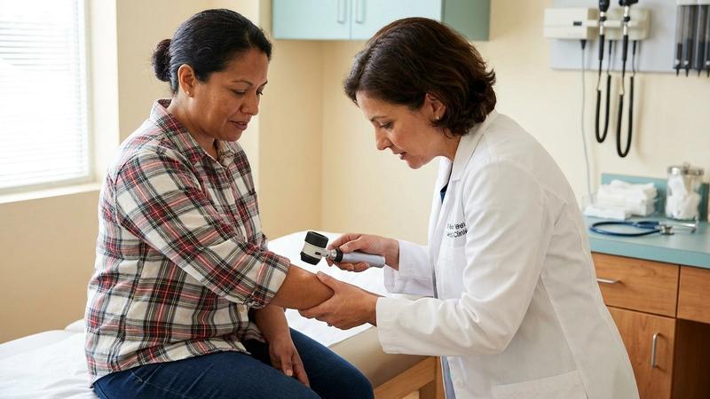 Dermatology care at HANDS Clinic