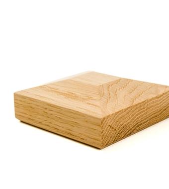 Pyramid Newel Caps 40mm + T1 White Oak Oak Pyramid Cap