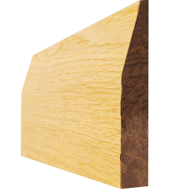 Oak 4-Inch Contempory Pre-Finished Architrave (5Pcs) oak 4 inch contempory pre finished architrave