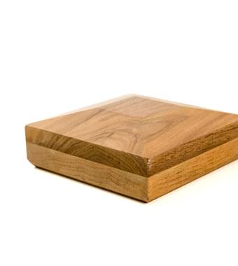 Pyramid Newel Caps 40mm + T1 Walnut Walnut Pyramid Cap