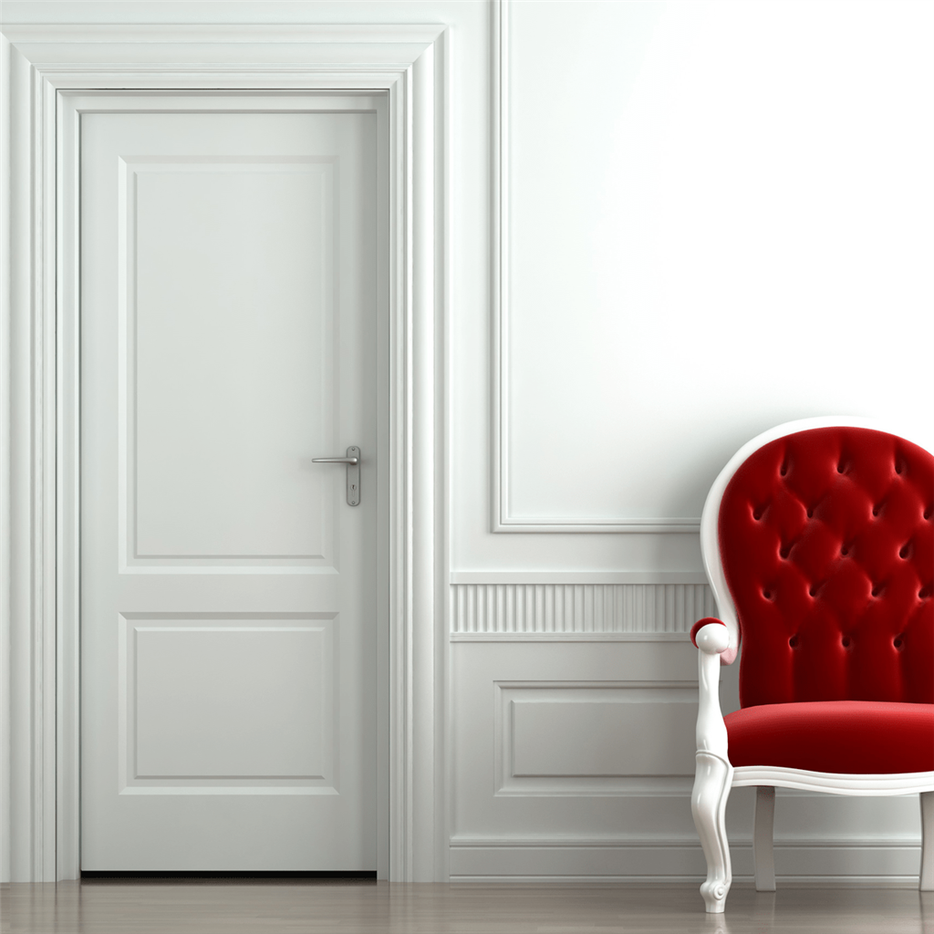 killeshandra moulded 2 panel smooth door in hall 2