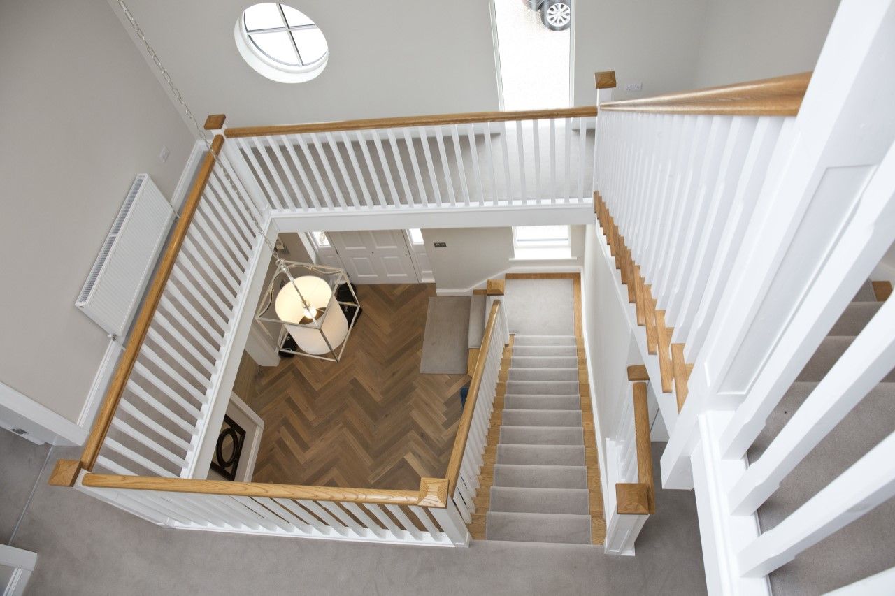 Oak and white cut string 2