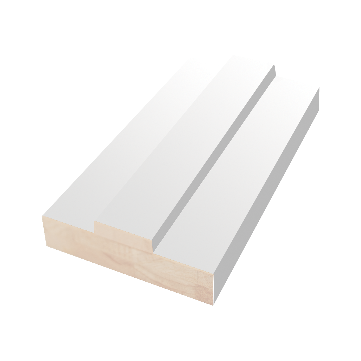 primed white 45 inch doorframestop