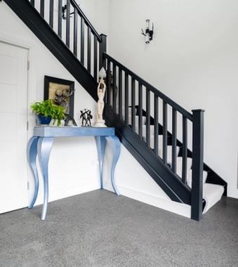 Softwood Stairs With Plain Square Softwood Banister softwood stairs with plain square softwood banister