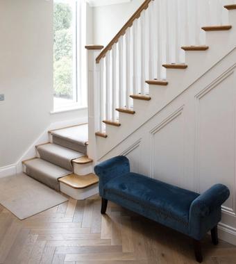 Oak And White Cut String String Oak and white cut string