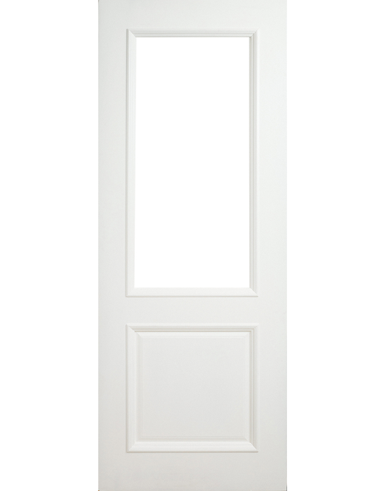 monroe primed 2 panel unglazed bolection door