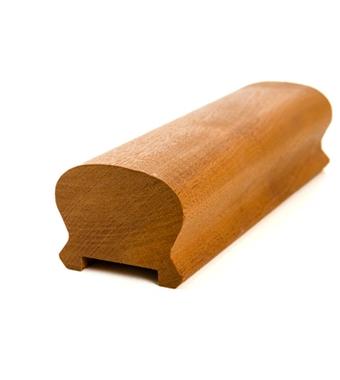 Standard Handrail - Mahogany Standard Mahogany Grooved Handrail