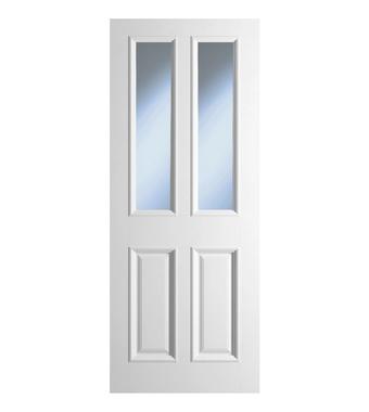 Indoors Bedford Primed Clear Glazed Door Bolection indoors bedford primed clear glazed door bolection