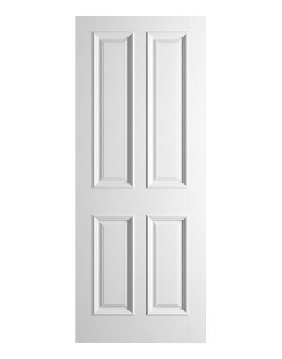 indoors bedford primed 4 panel bolection door