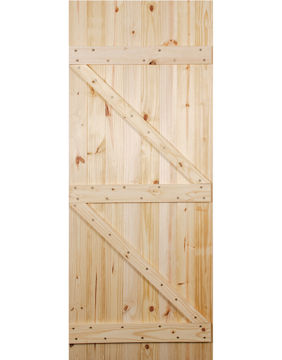 ledged braced utility door