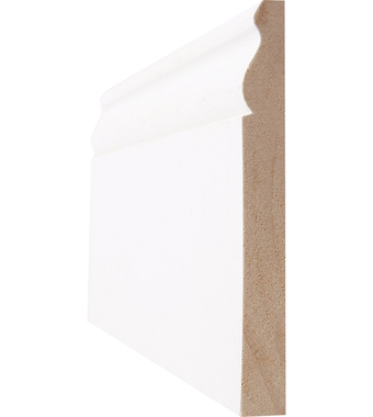 Primed 6-Inch Ogee Skirting (5Pcs) primed 6 inch ogee skirting