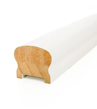 Gesso Coated Primed Handrail 4.2m Standard Primed Grooved Handrail
