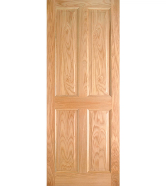 Lawrence Pre-Finished Oak 4-Panel Engd Door lawrence pre finished oak 4 panel engd door