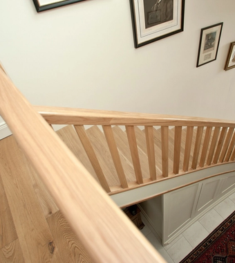 Attic Staircase - Walnut Rectangle 231