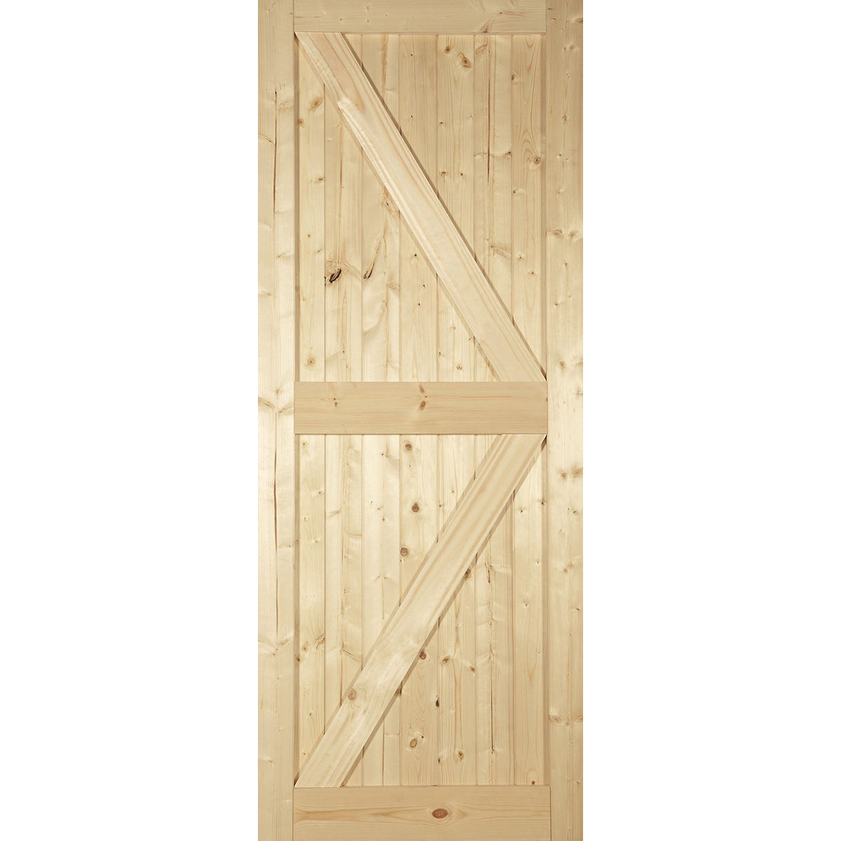 camden framed ledged and braced door