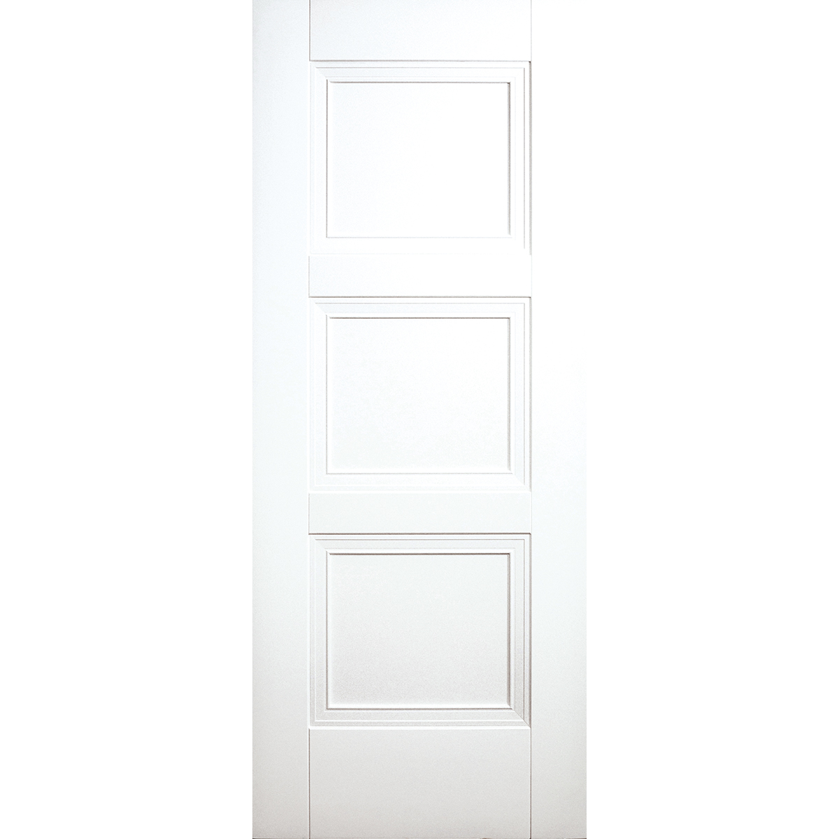 franklin white primed 3 panel door