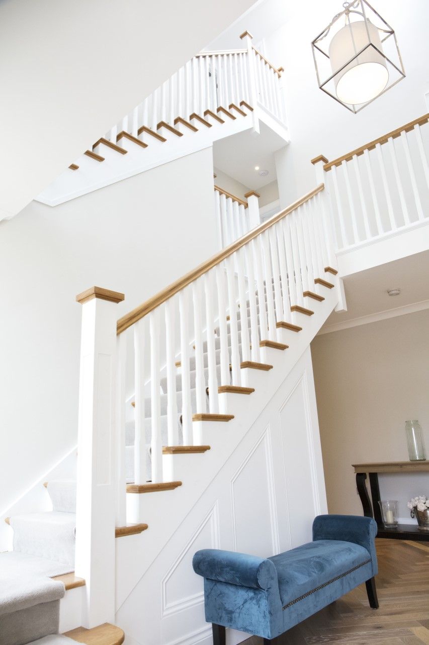 Oak and white cut string 3