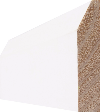 Primed 4-Inch Chamfered Architrave (5Pcs) primed 4 inch chamfered architrave