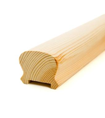 Standard Handrail - Red Deal Standard Softwood Grooved Handrail