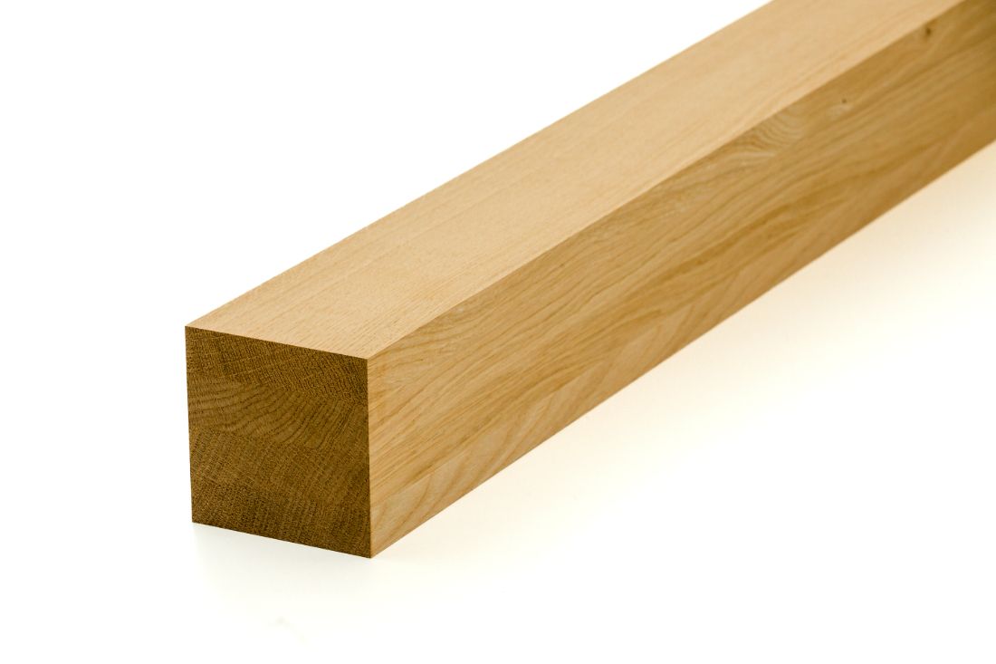 Oak Plain Square Post