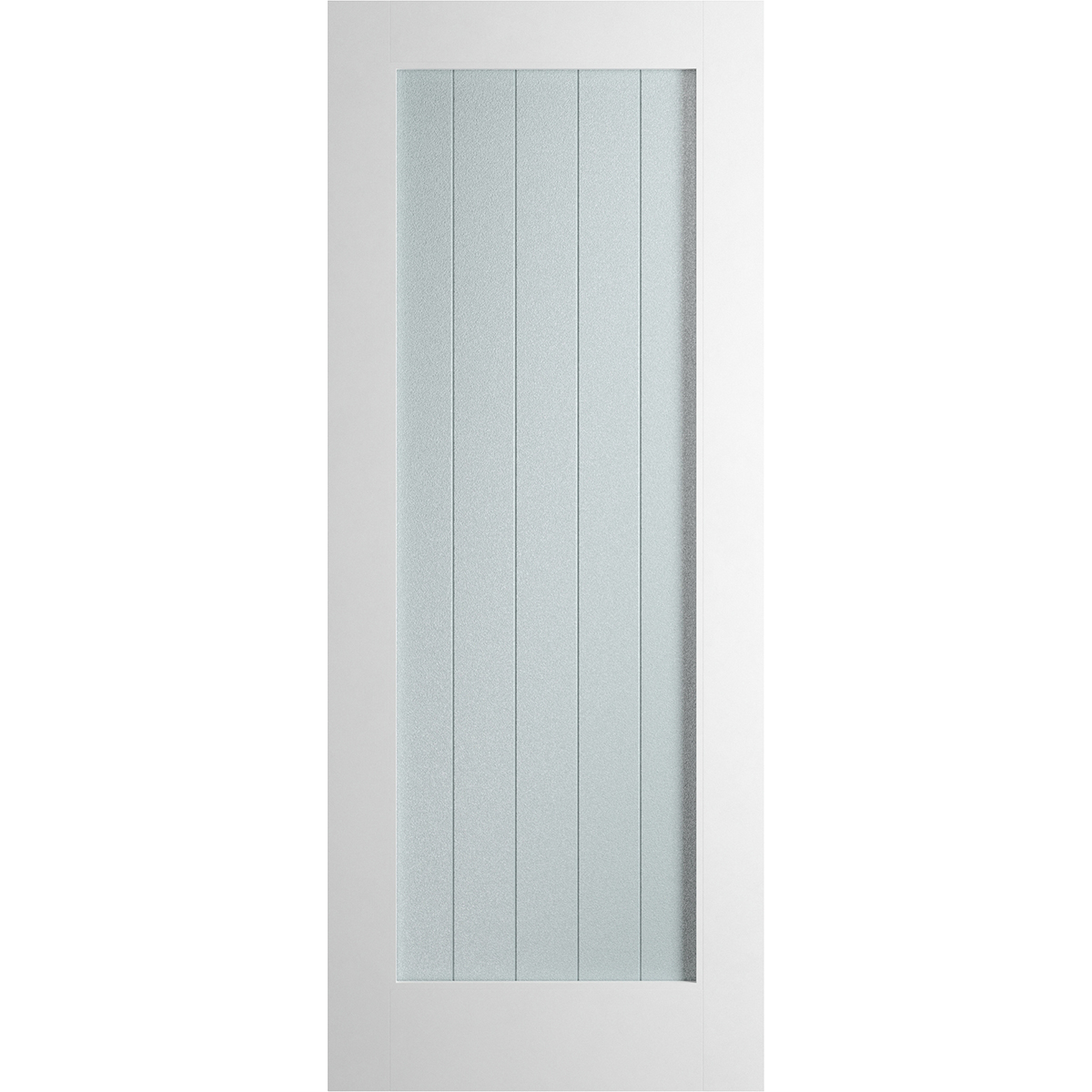 boston primed door crystal cut glazed