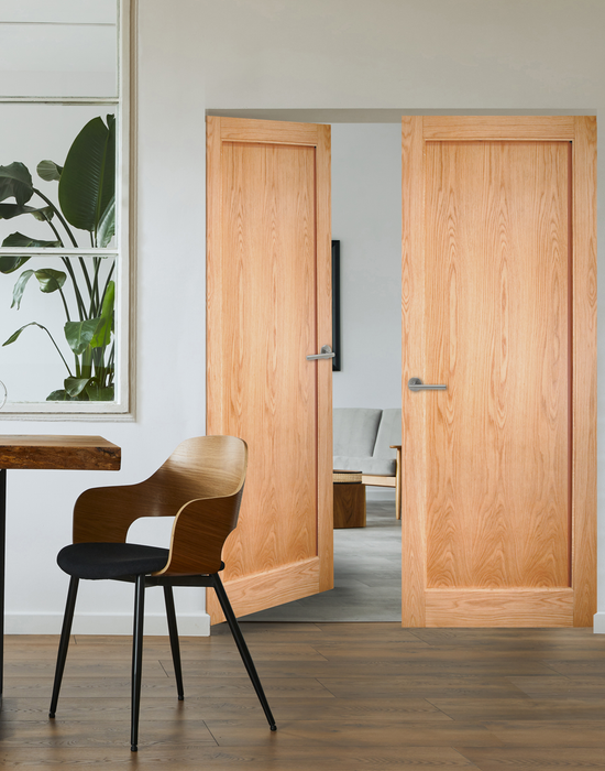 rushmore shaker oak door pre finished in kitchen 2