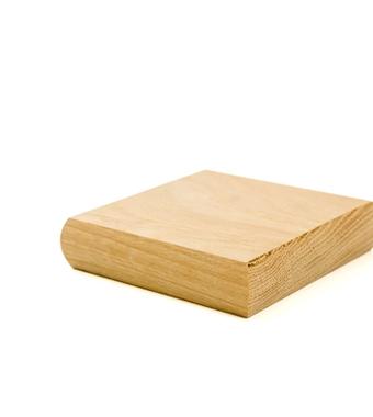 Newel Caps 25mm White Oak Oak Flat Cap