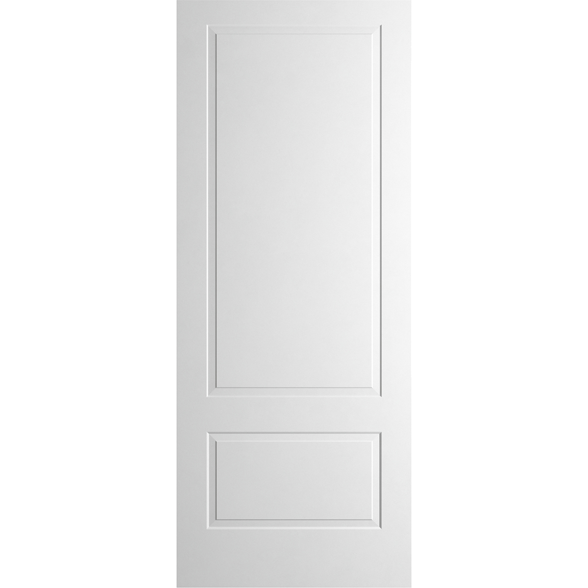 dover 2 panel white primed door