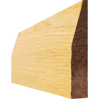 oak 4 inch chamfered pre finished architrave