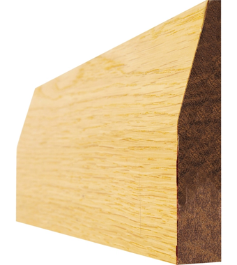 Oak 4-Inch Chamfered Pre-Finished Architrave (5Pcs) oak 4 inch chamfered pre finished architrave