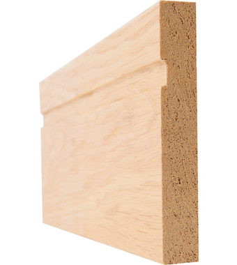 Oak 4-Inch Contempory Pre-Finished Architrave (5Pcs) oak 4 inch contempory pre finished architrave