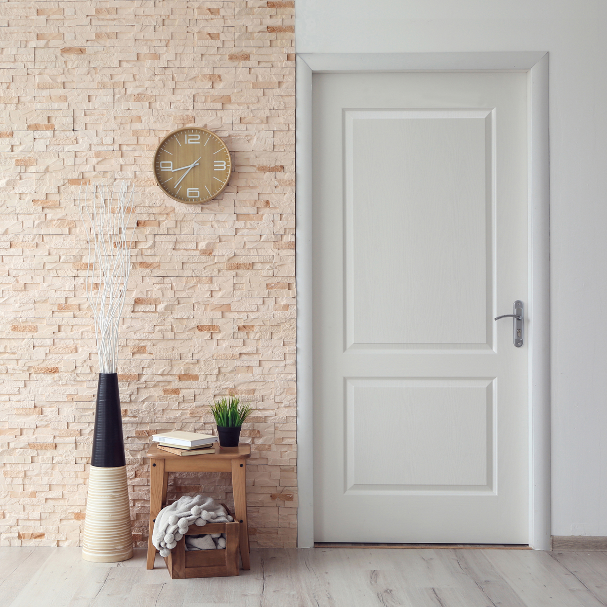 killeshandra 2 panel smooth fd30 door in hall