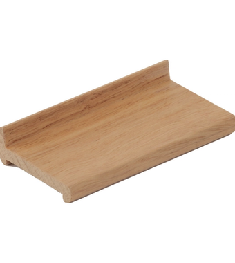 Oak Pre-Finished T-Rebate Moulding 2.1M x 5 Lengths oak pre finished t rebate moulding