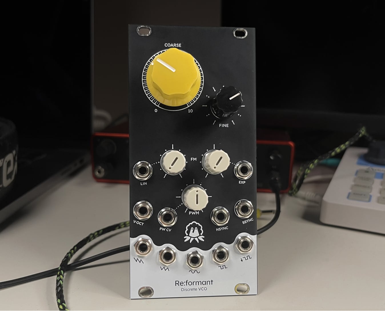Re:formant VCO module on a desk