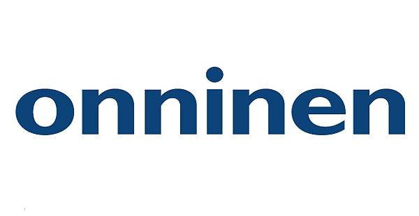 Annonsen viser logoen til Onninen