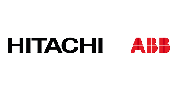 Annonse viser logoen til Hitachi ABB