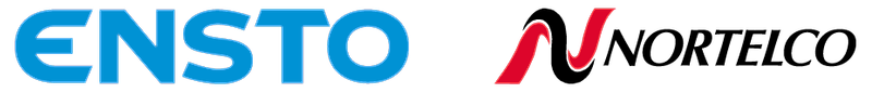 Logoene til Ensto Nor og Nortelco