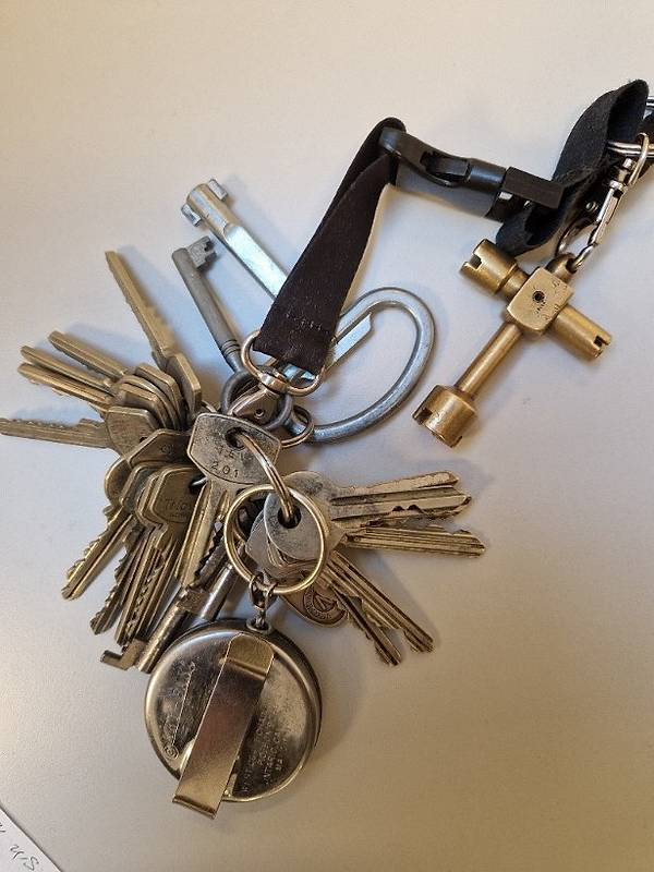 Bilde viser et nøkkelknippe