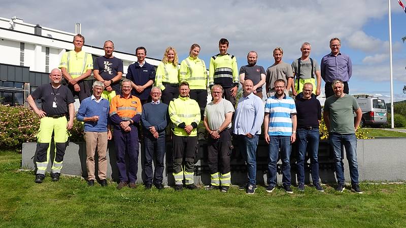 Bildet som viser alle som deltok på workshopen