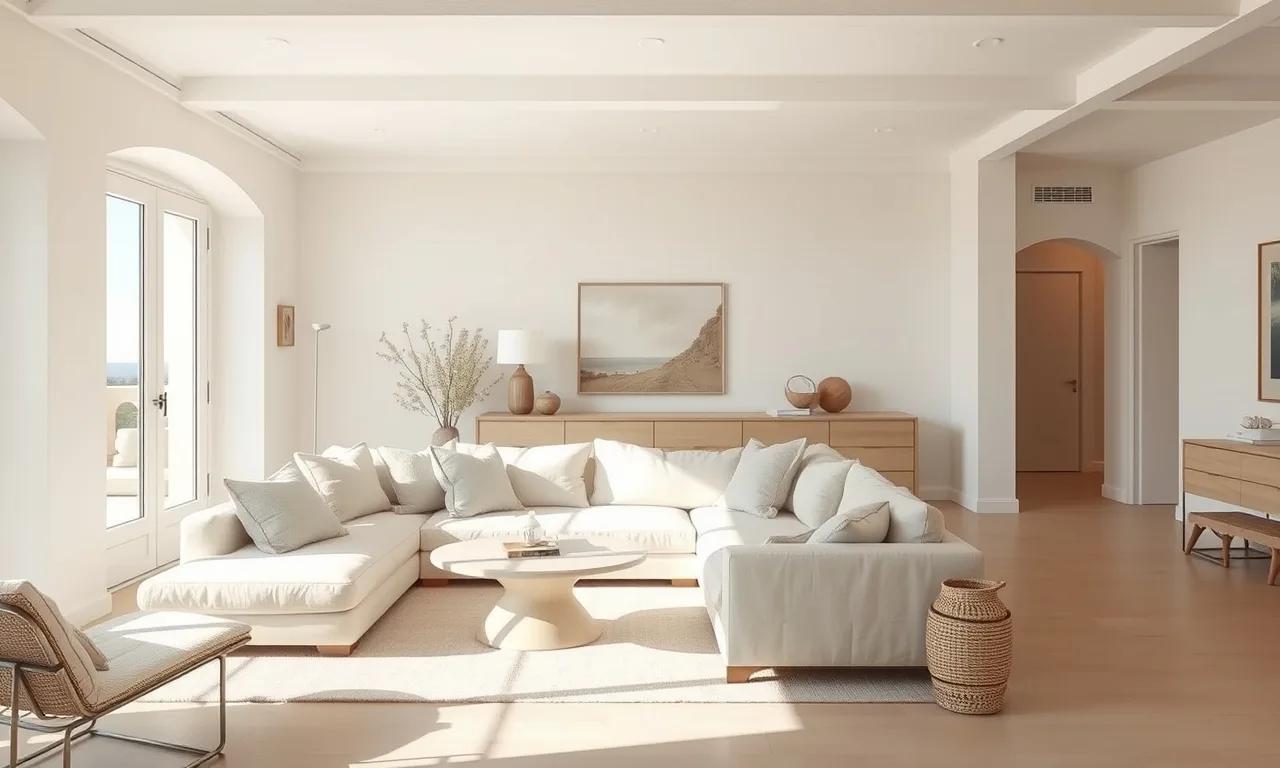 Salon d'inspiration préparé pour la vente, Côte d'Azur