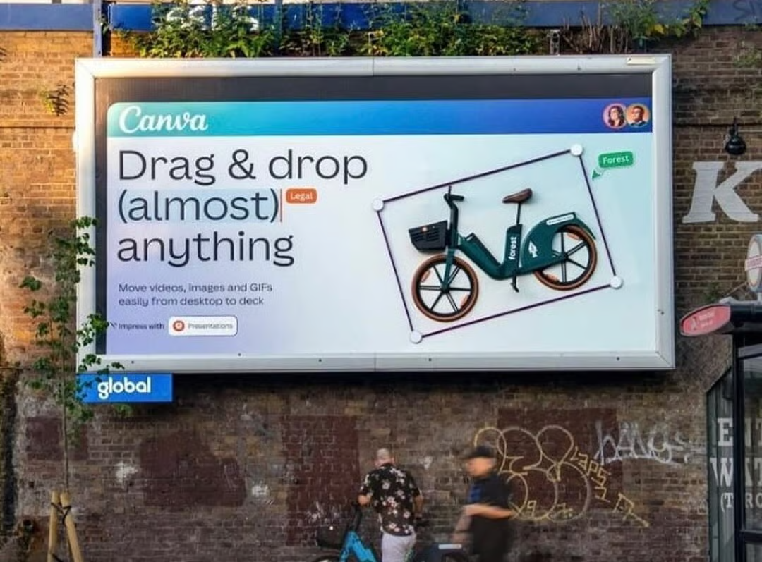 How Canva's Waterloo Billboard Campaign Turned Design Jokes Into Marketing Gold