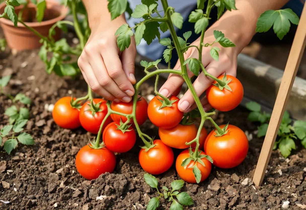 Consejos para cultivar tomates en casa 🍅 #Jardinería #Tomates #HuertoCasero