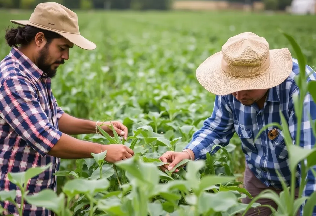 Alianza de cultivos para control de plagas