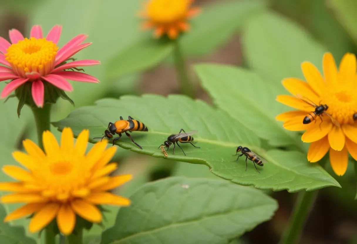 Insectos beneficiosos: aliados en el huerto