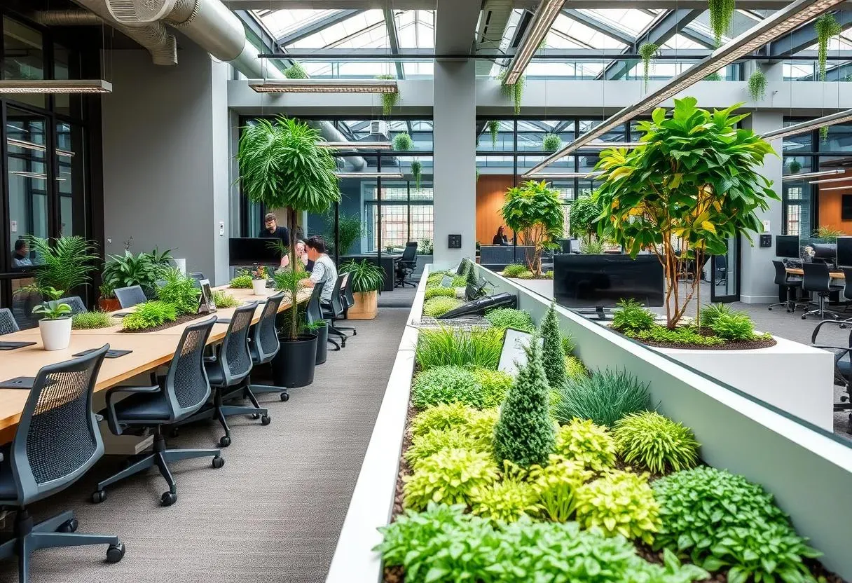 Microhuertos en oficinas: naturaleza en tu espacio laboral Microhuertos en oficinas: naturaleza en tu espacio laboral