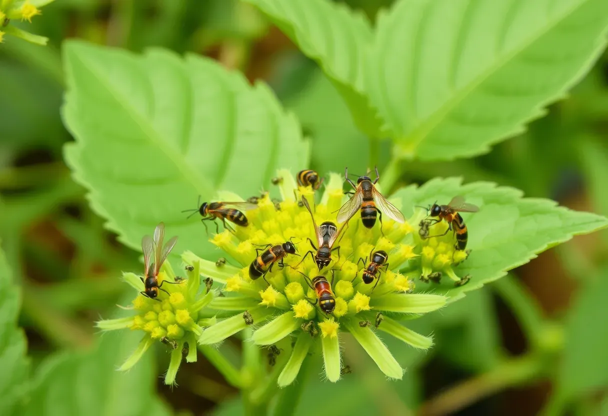 Control de plagas con insectos aliados