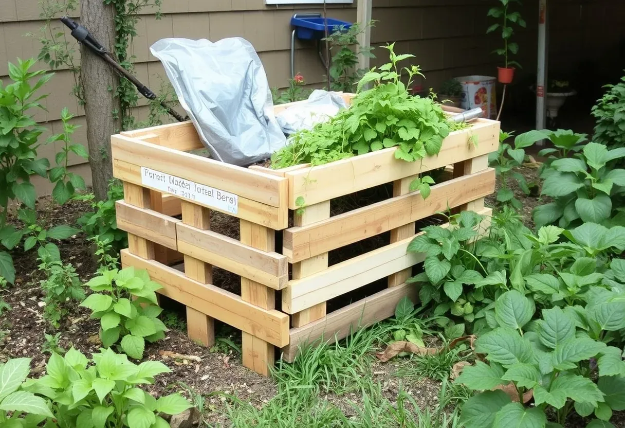 Construcción compostador casero: ¡sostenibilidad en casa!