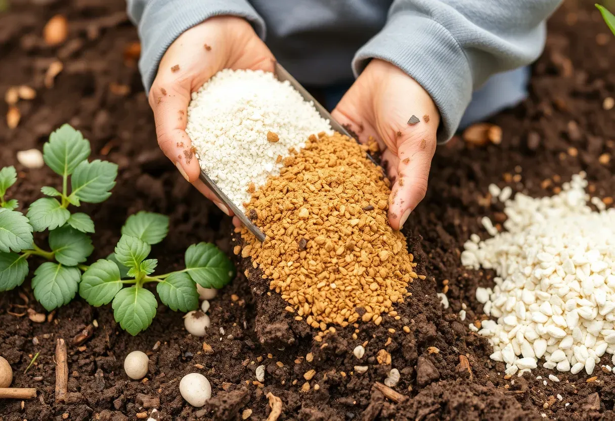 Revitalizando el suelo con enmiendas orgánicas. 🌱