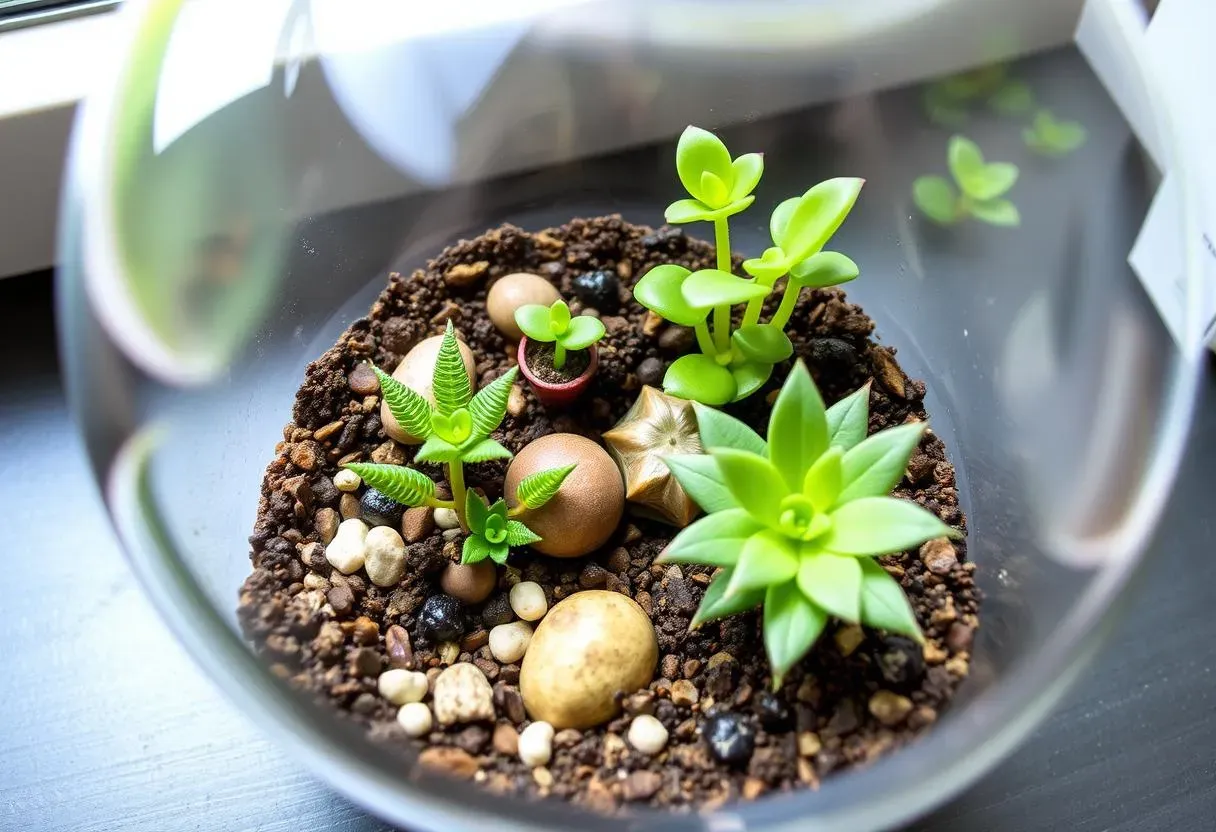 Terrarios abiertos: plantas ideales Terrarios abiertos: plantas ideales
