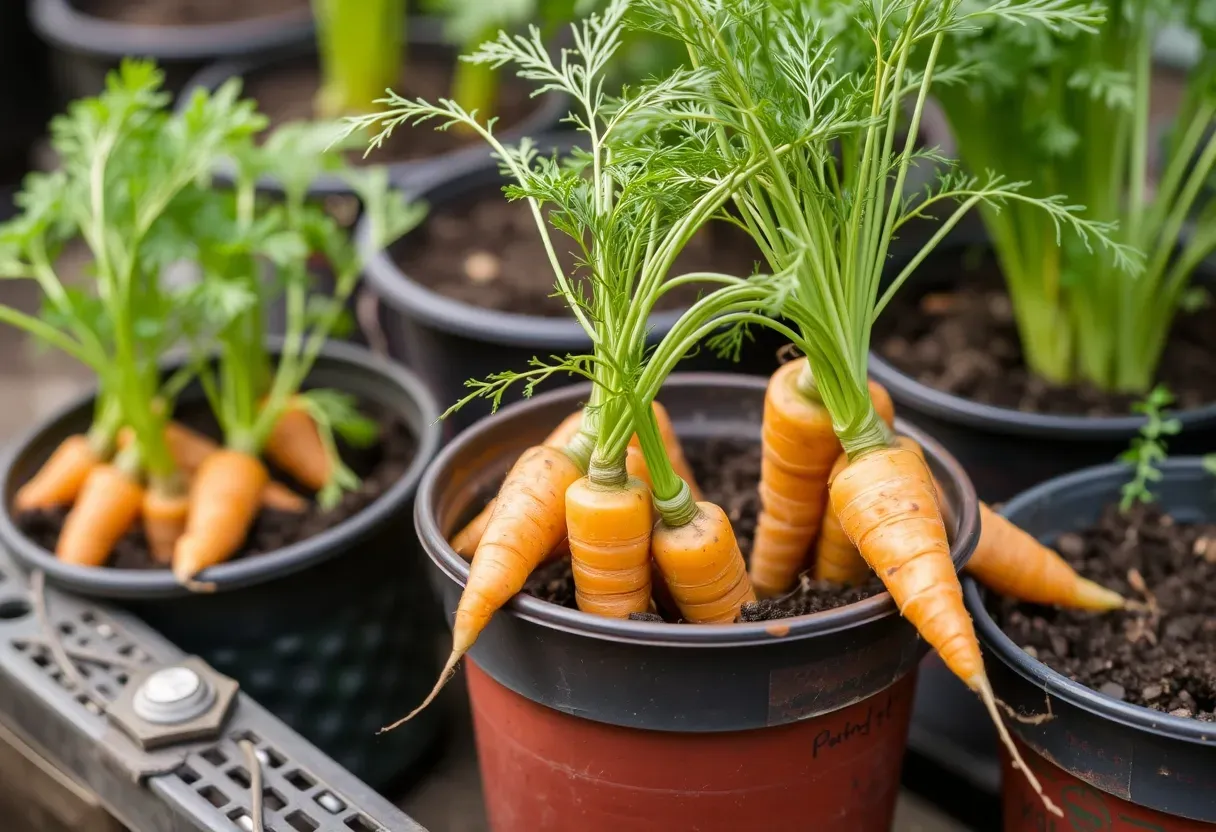 Consejos para cultivar zanahorias en macetas